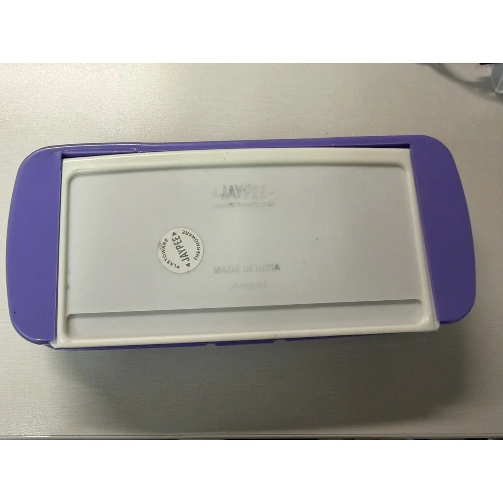 Sanrio Hello‎ Kitty Plastic Pencil Pen Case Retro Pink Purple Jaypee